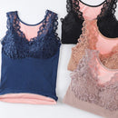 Blusinha com Bojo Renda e Interior em Veludo