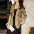 Blazer Feminino Café